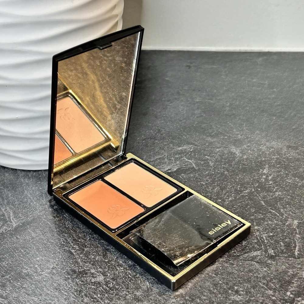 NEW Sisley Botanical Double Blush TAWNY 3 Full Size Compact W Brush RETIRED